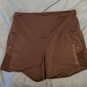 Ryderwear black spandex high waisted shorts